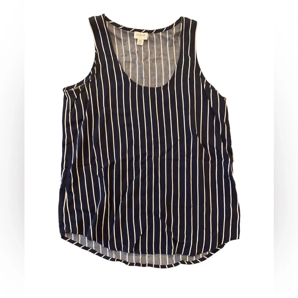 J. Crew Striped Sleeveless Tank Top